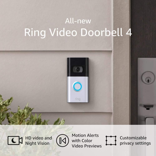 All-new Ring Video Doorbell 4 – improved 4-second color video