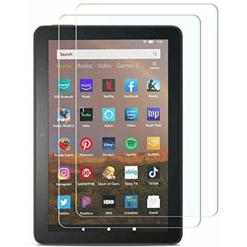 [2 Pack] Tempered Glass Screen Protector for Amazon Kindle Fire 7 / HD 8 / HD 10