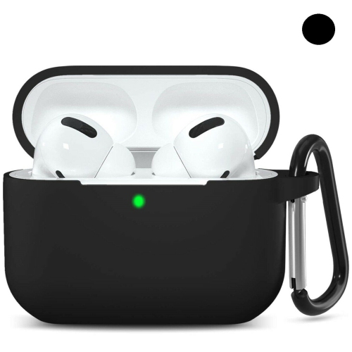 Silicone Airpod Pro Case Soft Cover With Belt Clip For Apple AirPods Pro 2019