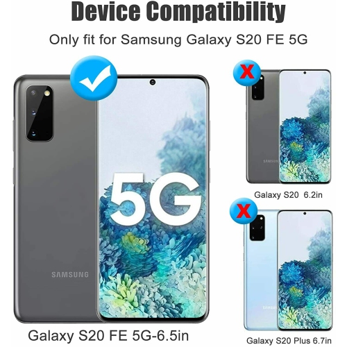 Protecteur d’écran en verre trempé de qualité supérieure pour Galaxy S20 FE de Samsung