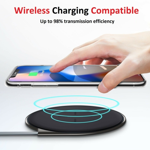 Pour iPhone 11 Étui transparent – Couverture arrière en TPUR souple et mince de qualité supérieure