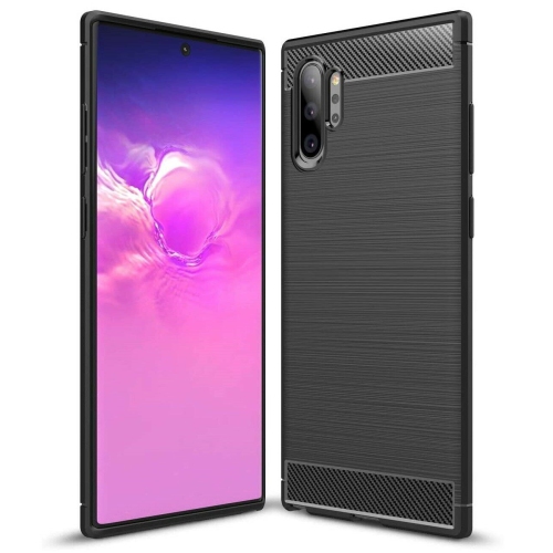 Image 1 of 1.. For Samsung Galaxy Note 10 & Note 10 Plus Case Carbon Fiber Slim Armor Cover