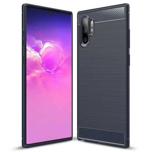 Image 1 of 1.. For Samsung Galaxy Note 10 & Note 10 Plus Case Carbon Fiber Slim Armor Cover