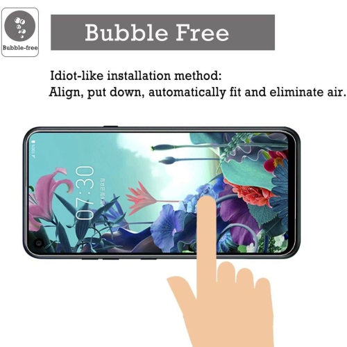 Protecteur d’écran en verre trempé de qualité supérieure pour Q70 de LG