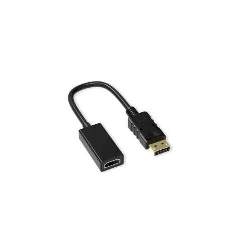 4K DisplayPort to HDMI Cable Male to Female Adapter Audio Video Converter