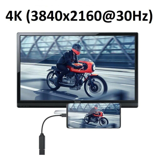 USB Type-C to HDMI Cable Adapter 4K 30hz 3.1 Converter TV for Macbook Air Pro