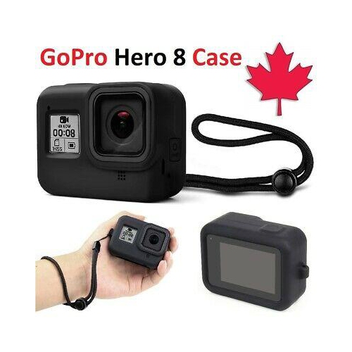 For GoPro Hero 8 Case - Silicone Rubber Sleeve Protective Housing Frame Cover