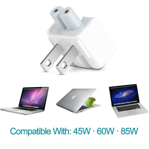 Adaptateur d’alimentation c.a. Fiche pliable murale É.-U. tête de canard pour MacBook Pro Air iPhone iPad