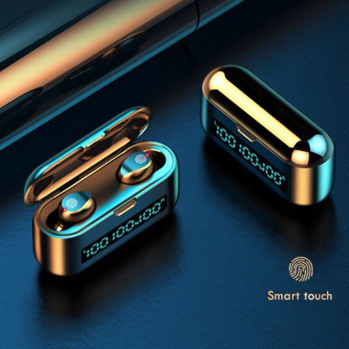 Miral Wireless Earbuds Bluetooth 5.0 Headphones G40 Bluetooth 5.1 TWS Power Display Sport Headsets Earphones with Charging Cable for Work Home Office