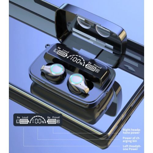 Timbel TWS Bluetooth 5.1 Earphones Wireless Headphones With Mic Sports Waterproof Touch Control Wireless Headsets Noise Reduction Stereo Sport