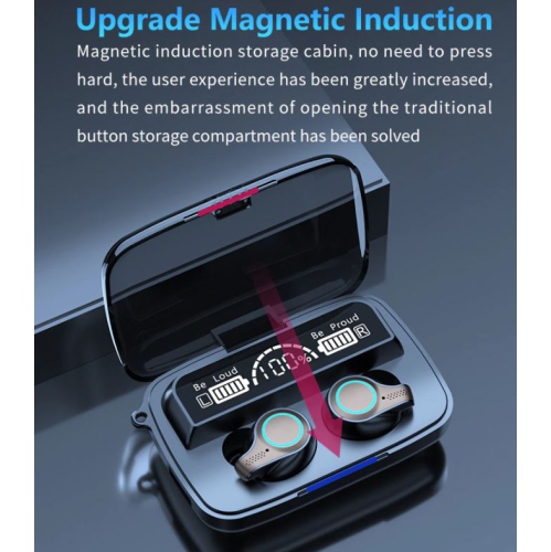 Timbel TWS Bluetooth 5.1 Earphones Wireless Headphones With Mic Sports Waterproof Touch Control Wireless Headsets Noise Reduction Stereo Sport