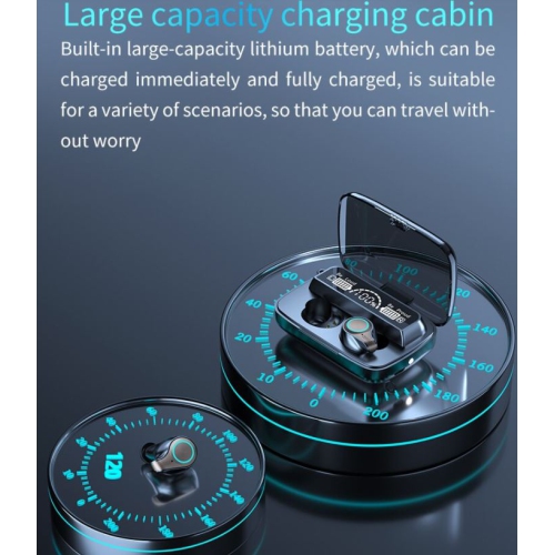 Timbel TWS Bluetooth 5.1 Earphones Wireless Headphones With Mic Sports Waterproof Touch Control Wireless Headsets Noise Reduction Stereo Sport