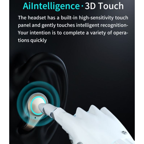 Timbel TWS Bluetooth 5.1 Earphones Wireless Headphones With Mic Sports Waterproof Touch Control Wireless Headsets Noise Reduction Stereo Sport