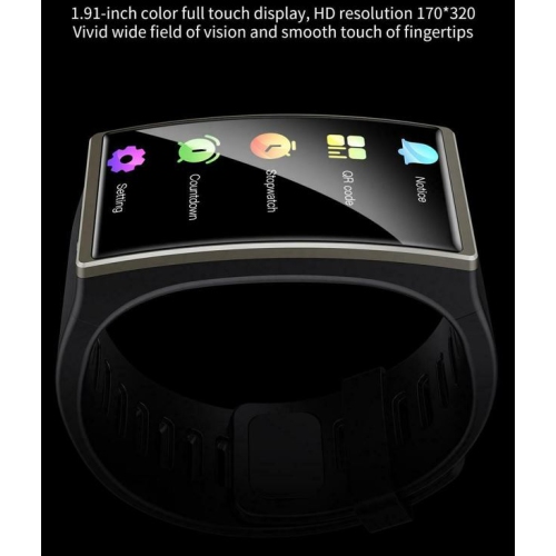 SmartLand Smart Watch 1.9 inch 170 x 320 Bluetooth 5.0 Sport SmartWatch 2021 Applicable to Android iOS IP68 Waterproof -Black