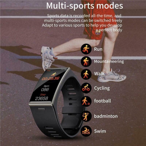 SmartLand Smart Watch 1.9 inch 170 x 320 Bluetooth 5.0 Sport SmartWatch 2021 Applicable to Android iOS IP68 Waterproof -Black