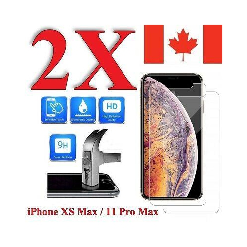 Protecteur d’écran en verre trempé de qualité supérieure pour iPhone XS Max/11 Pro Max