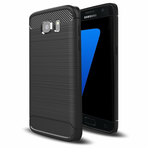 for Samsung Galaxy S7 / S7 Edge Case - Shockproof Carbon Fiber TPU Armor Cover