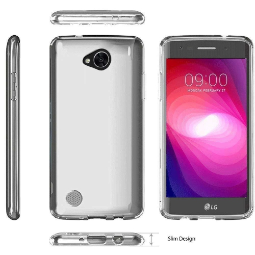 For LG X Power 2 Case - Crystal Clear Thin Soft TPU Transparent Back Cover