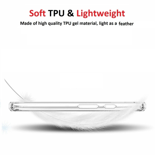 For LG X Power 2 Case - Crystal Clear Thin Soft TPU Transparent Back Cover