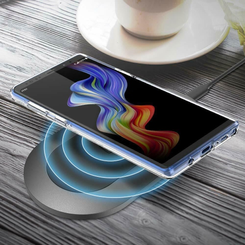 Pour étui pour Galaxy Note 9 de Samsung - Étui arrière en silicone souple et mince transparent