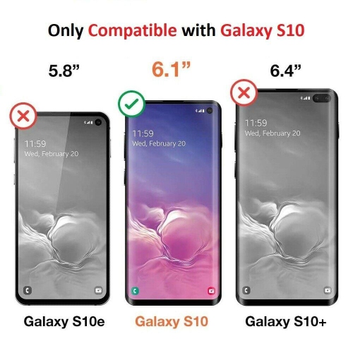 For Samsung Galaxy S10 Case - Crystal Clear Thin Soft TPU Transparent Back Cover