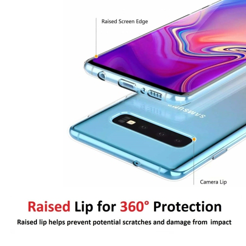 For Samsung Galaxy S10 Case - Crystal Clear Thin Soft TPU Transparent Back Cover
