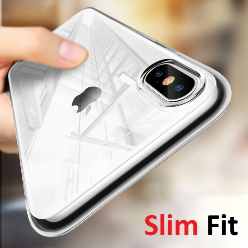 For iPhone XS Max Case - Crystal Clear Ultra Thin Soft TPU Transparent Cover