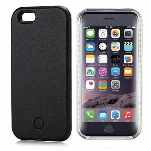 For iPhone 5 SE 6 6S Plus Case - Luxury LED Light Up Picture Glow Cover Selfie
