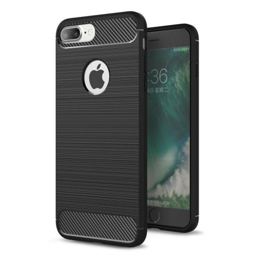 for iPhone 7/8 & iPhone 7/8 Plus Case - Shockproof Carbon Fiber Soft TPU Cover