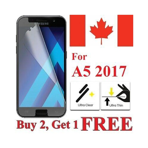 Clear Transparent Screen Protector Cover for Samsung Galaxy A5 2017