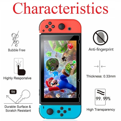 Premium Tempered Glass Screen Protector for Nintendo Switch