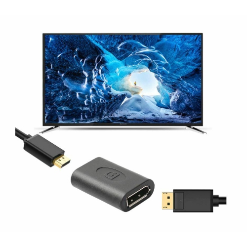 DisplayPort to Display Port Adapter Converter 4K DP Female Coupler Extender