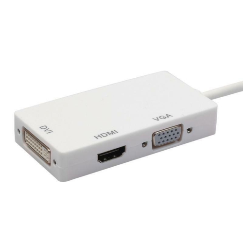 Display Port to HDMI VGA DVI Adapter Converter Thunderbolt DP for MacBook and PC