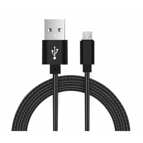 Micro USB Stainless Steel Metal Charging Cable for Samsung S5 S6 S7 LG G4 PS4
