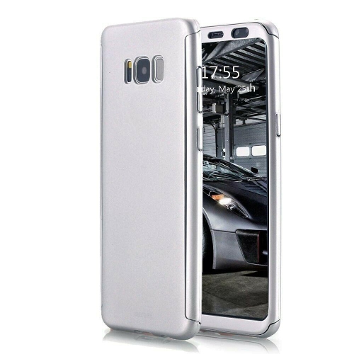 For Samsung Galaxy S7 S8 Plus Case - Ultra Thin 360 Hard Cover + Tempered Glass