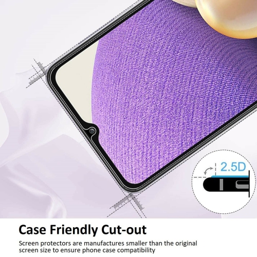 Pour Galaxy A32 5G de Samsung : Étui rigide hybride résistant aux chocs