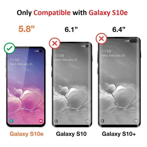 Pour Galaxy S10e de Samsung - Étui en TPUR transparent souple et transparent