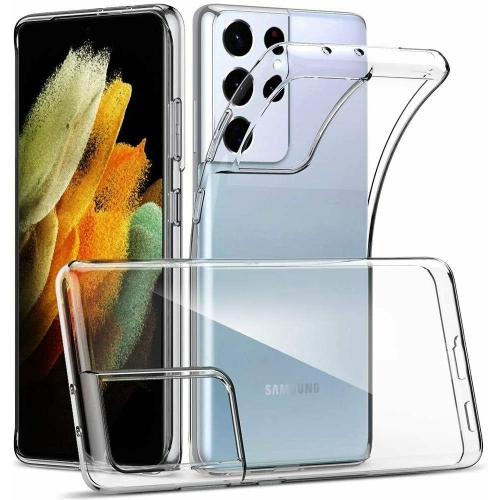 for Samsung Galaxy S21 / S21 Plus / S21 Ultra Case Clear TPU Silicone Back Cover