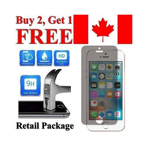 Protecteur d’écran en verre trempé anti-Spy de Privacy pour iPhone SE/5S/5/5C