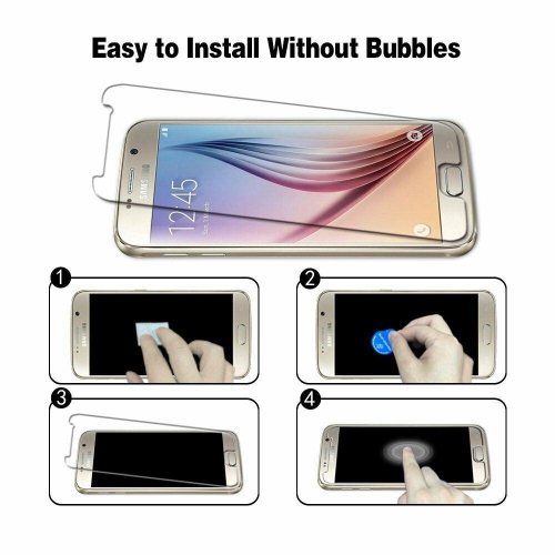 Protecteur d’écran en verre trempé de qualité supérieure pour Galaxy S6 de Samsung