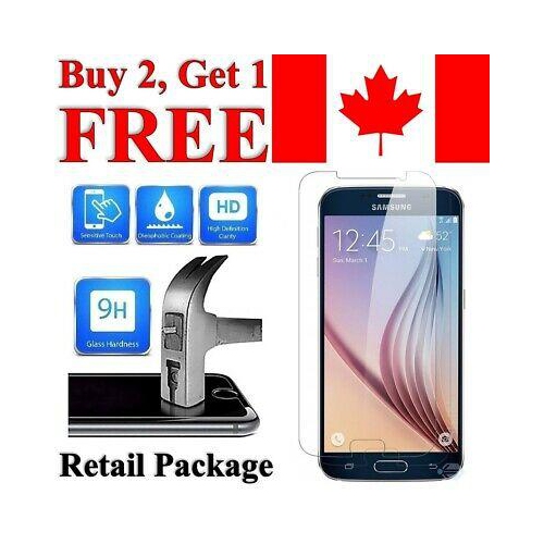 Protecteur d’écran en verre trempé de qualité supérieure pour Galaxy S6 de Samsung