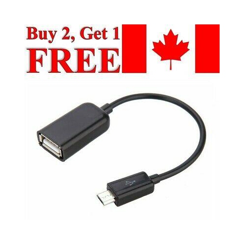 Micro USB to USB OTG Data Cable Adapter For Samsung S5 S6 S7 Note 4 5 Tablet