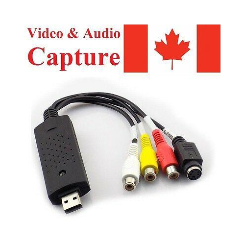 USB 2.0 Video Audio Capture Card Adapter VHS VCR TV to DVD Converter