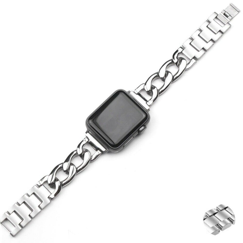 Stainless Steel Band Link Loop Strap for Apple Watch Series 6 SE 5 4 3 2 1 in Multicolor