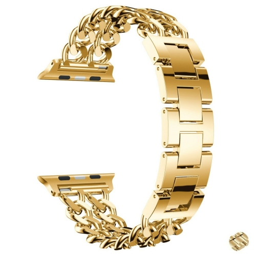 For Apple Watch Stainless Steel Dual Loop iWatch Link Band Strap 38 40 42 44 mm