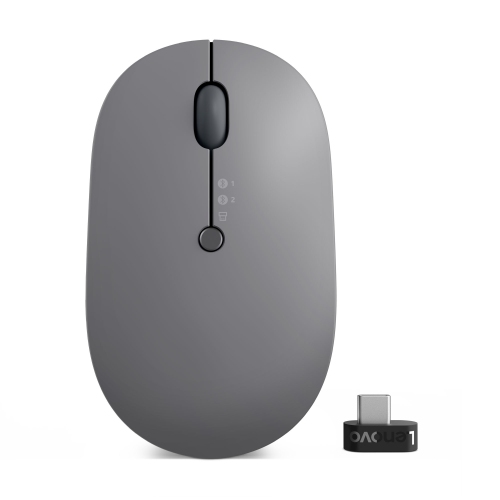 LENOVO  Go Wireless Multi-Device Mouse (Storm Grey) Light weight compact, fast mouse,  works  multi device support and wireless charging