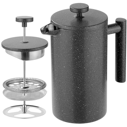 1L French Coffee Maker Stainless Steel Double wall Press Coffee Maker