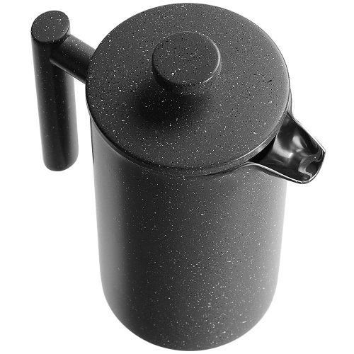 1L cafetière à piston à double paroi en acier inoxydable