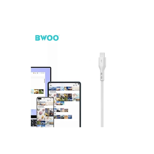 BWOO - USB to Lightning Cable, 1 Meter Length, White