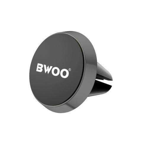 BWOO  - Magnetic Car Vent Hatch Phone Holder, 360 Degree Rotation In Black